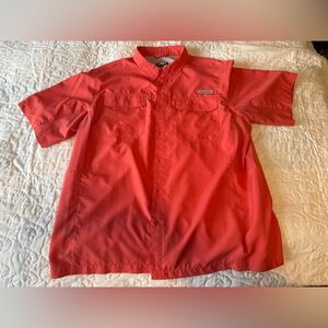 Habitat Coral Men's Casual Button Down Shirt